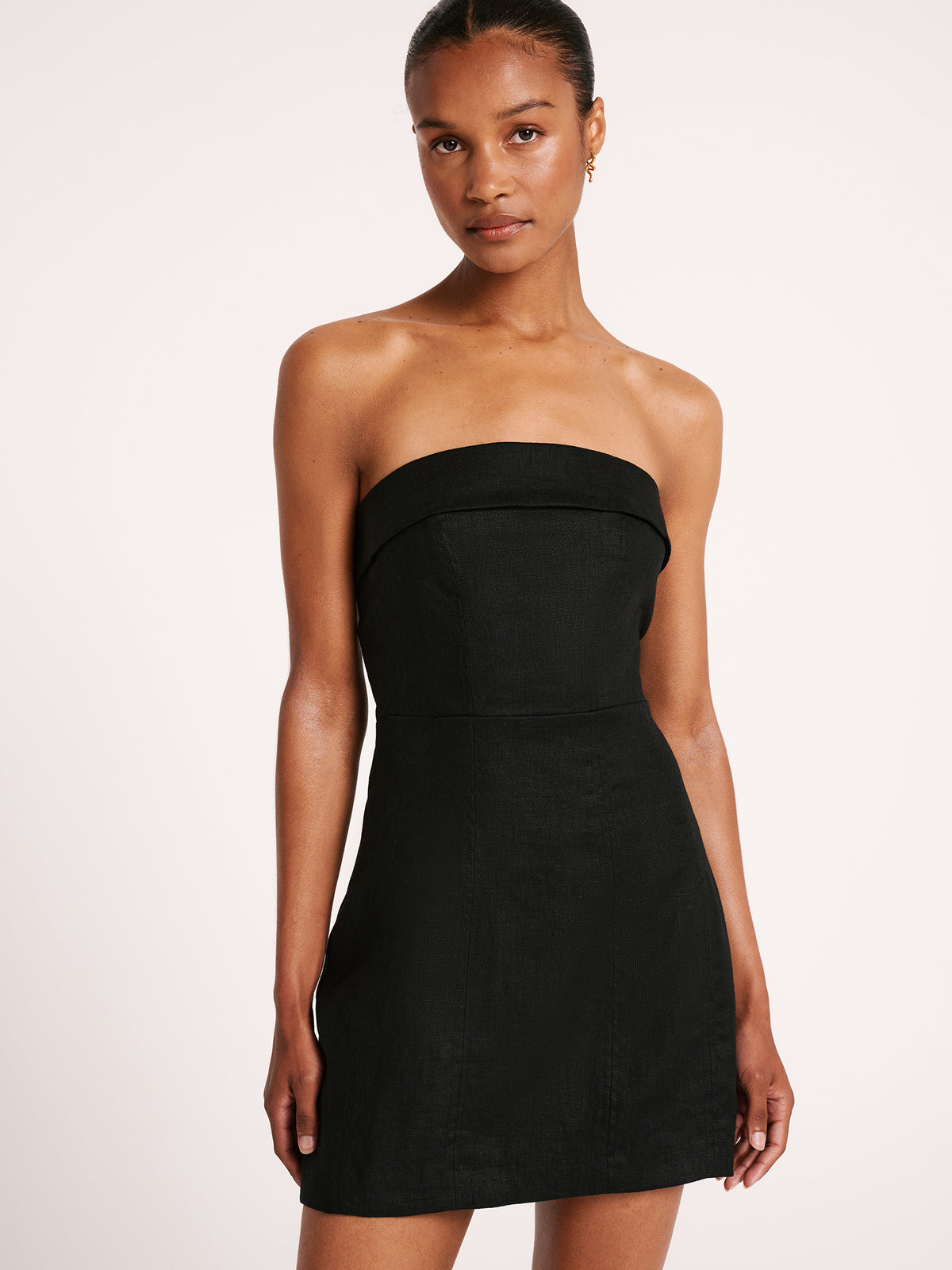 Nude Lucy Lyra Linen Dress Black | Glue Store Nude Lucy Lyra Linen Dress Black | Glue Store