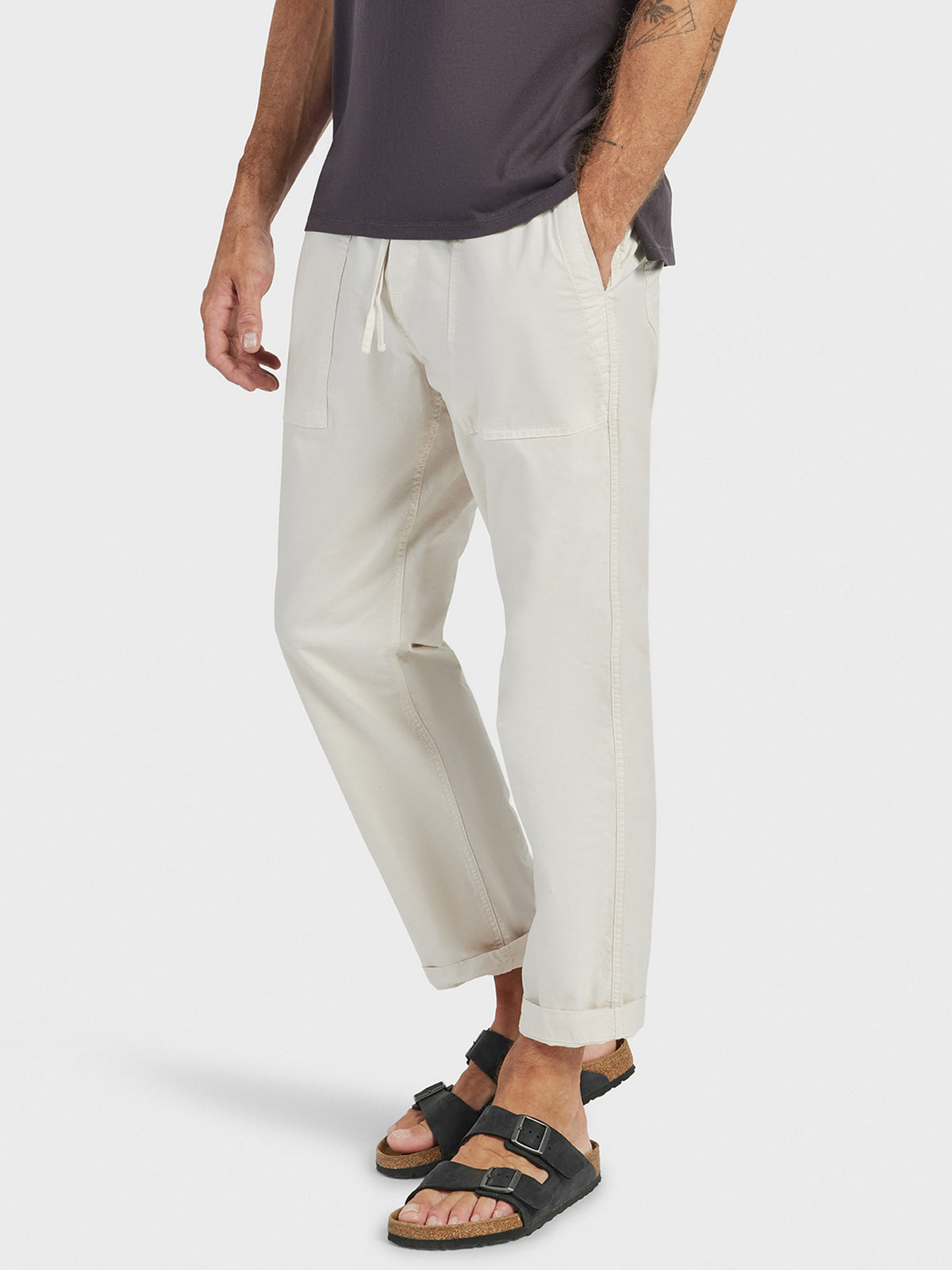 Oxford Beach Pants in Off-White