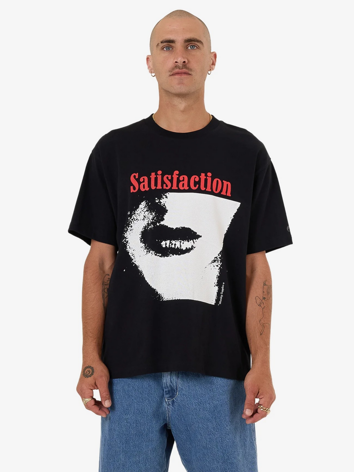 Worship Grinner Tee | Black