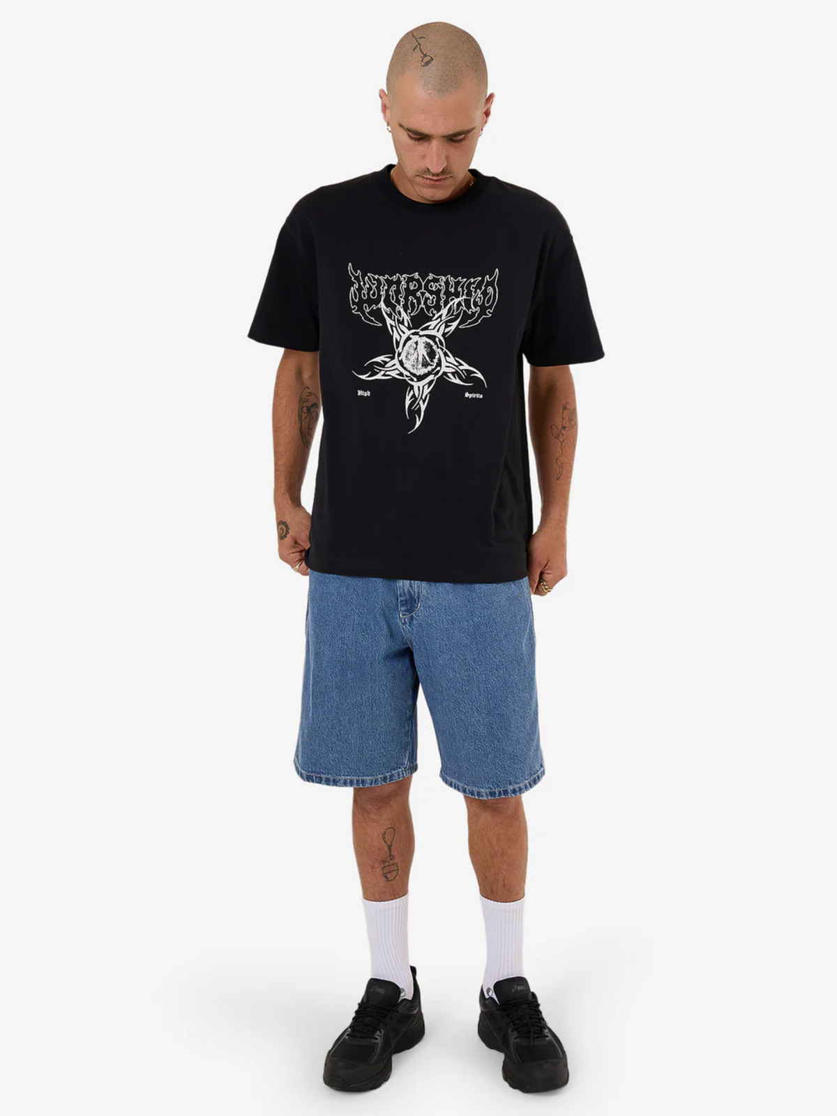 Worship Big Dawg Jean Short | Sky High Blue