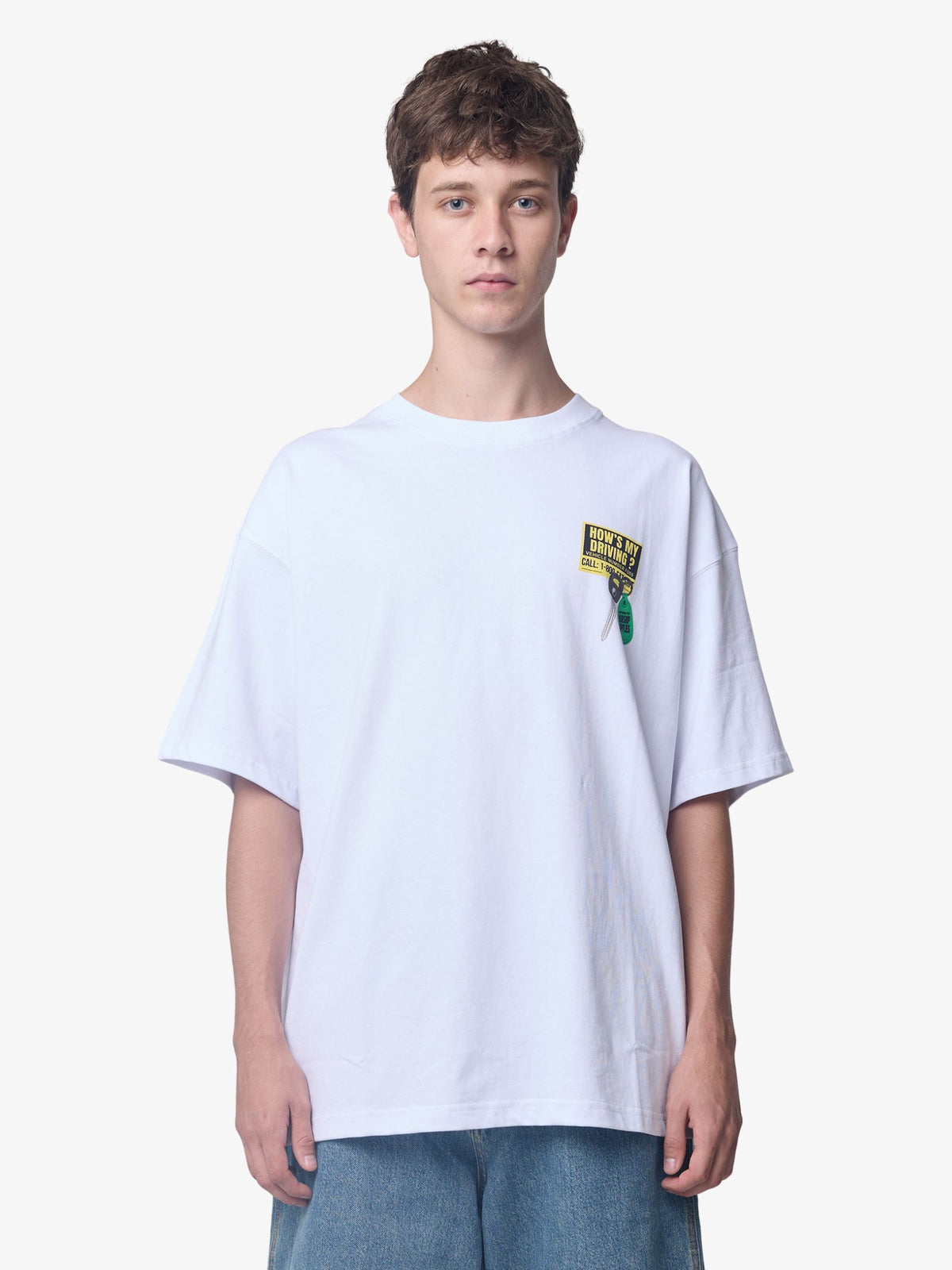 Worship Bumper Oversize Tee | White