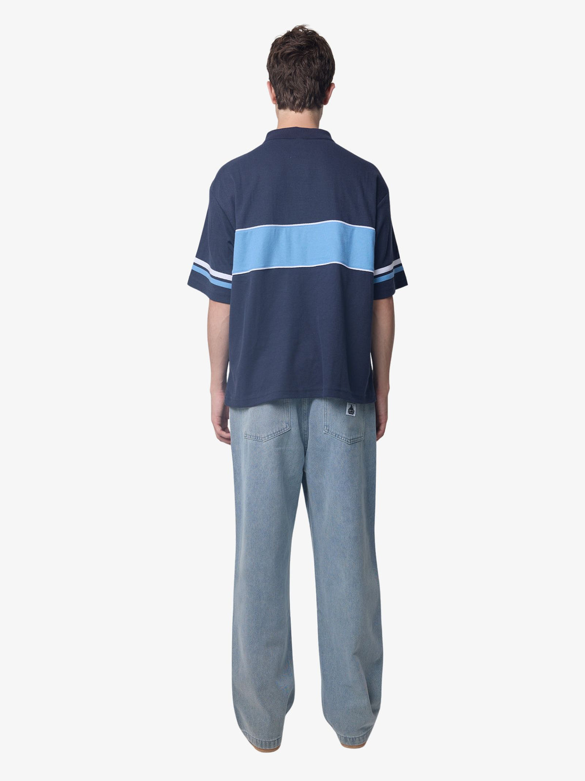 Worship Belter Golf Polo Shirt | Blue Depths