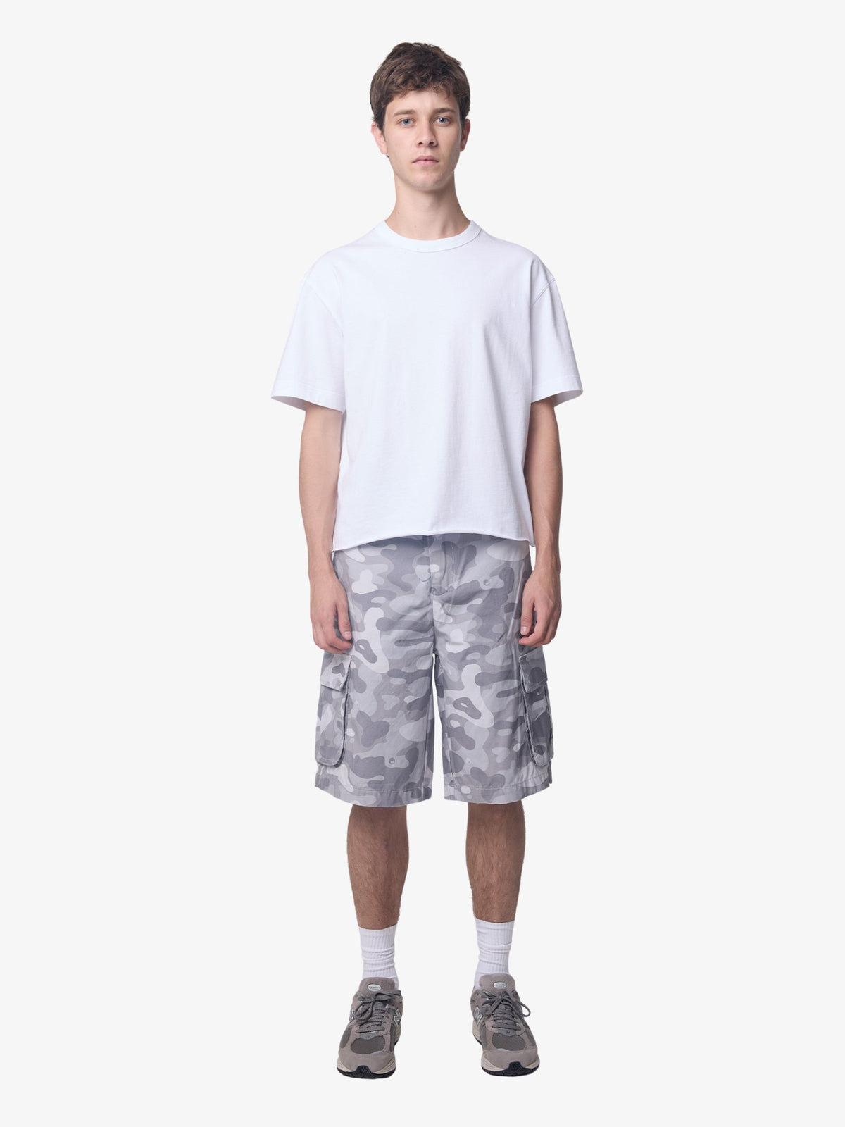 Worship Crunk Cargo Shorts | Snow Camo