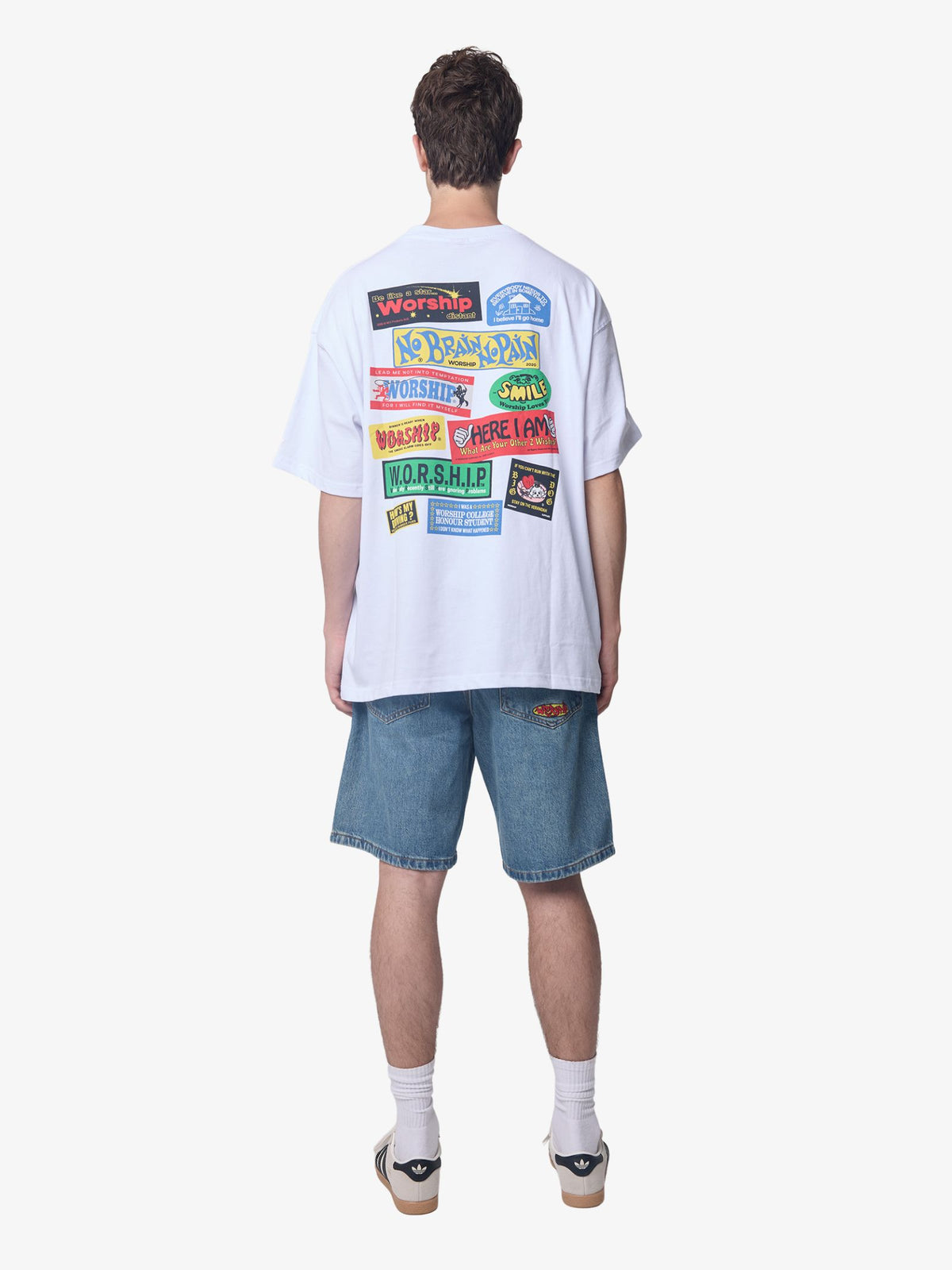 Worship Hot Gossip Big Dawg Jean Shorts | Rogue Blue