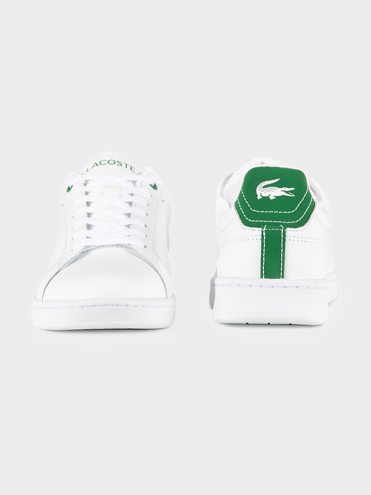 Lacoste Mens Carnaby Pro 223 Sneakers | White/Green