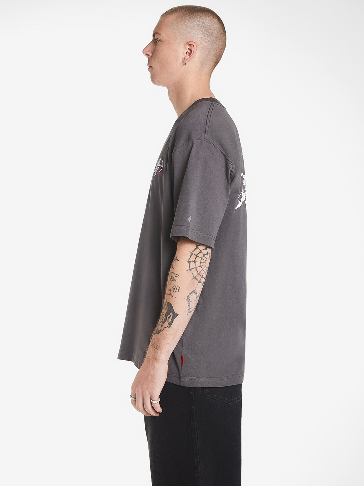 Worship Cherub T-Shirt | Worn Black