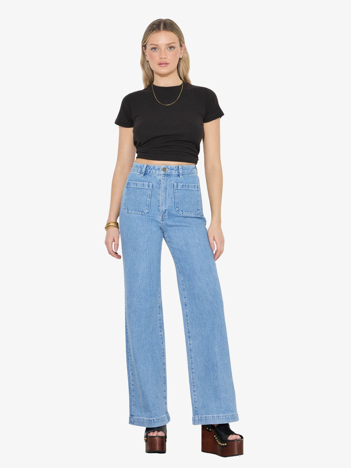 Rollas Sailor Jeans Long | MID BLUE