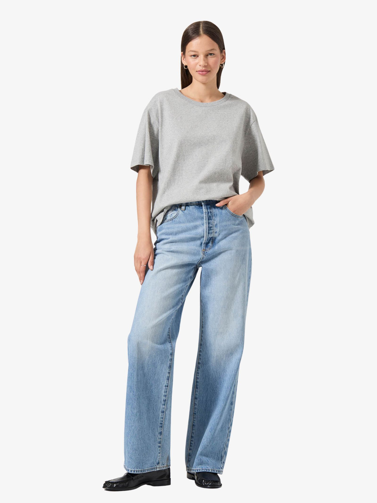 Rollas Stevie Relaxed Jeans | BRAD BLUE