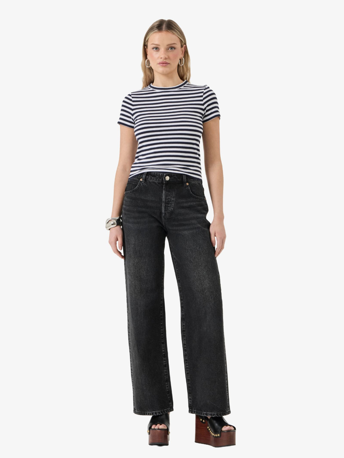 Rollas Classic Tee Paros | Navy