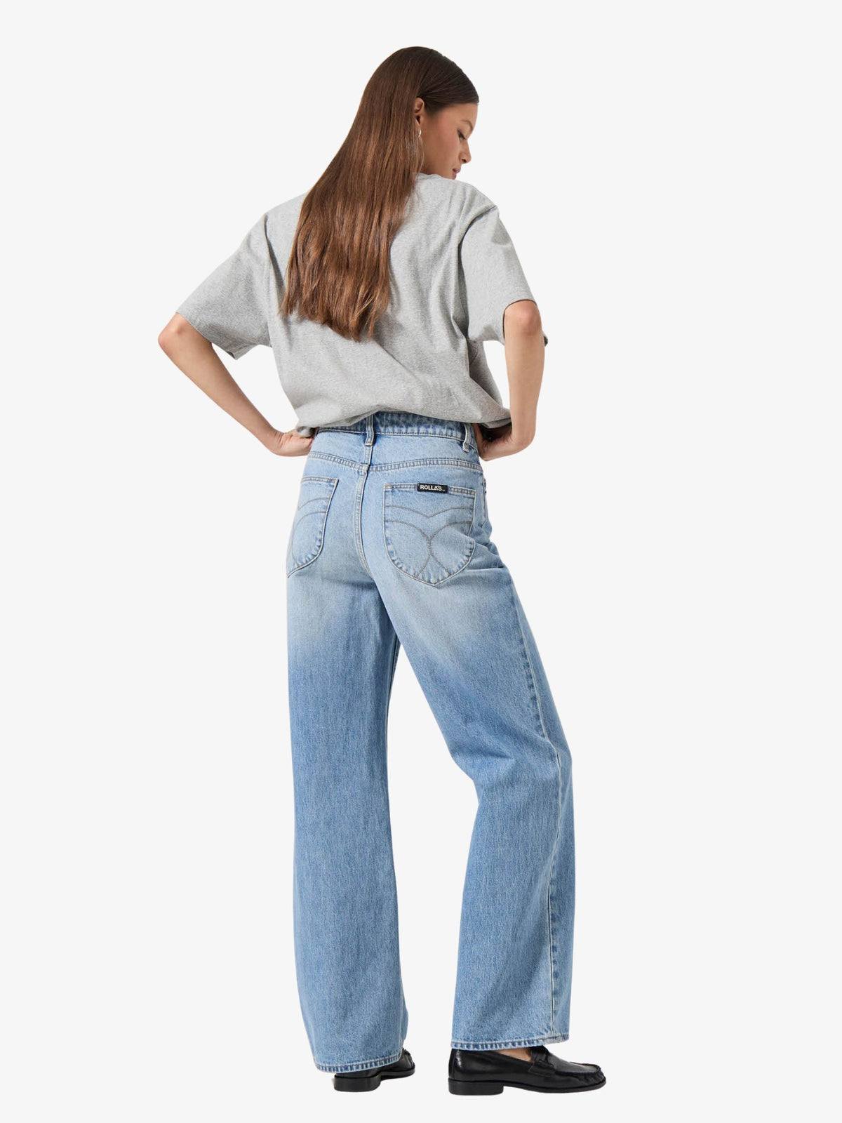 Rollas Stevie Relaxed Jeans | BRAD BLUE