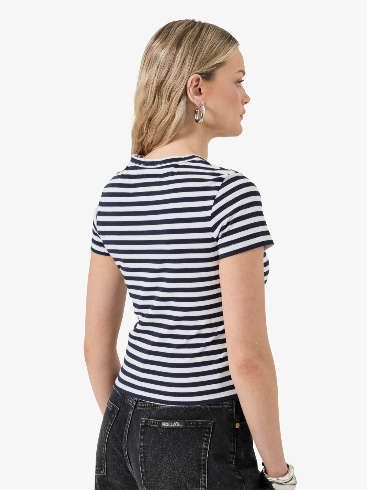 Rollas Classic Tee Paros | Navy