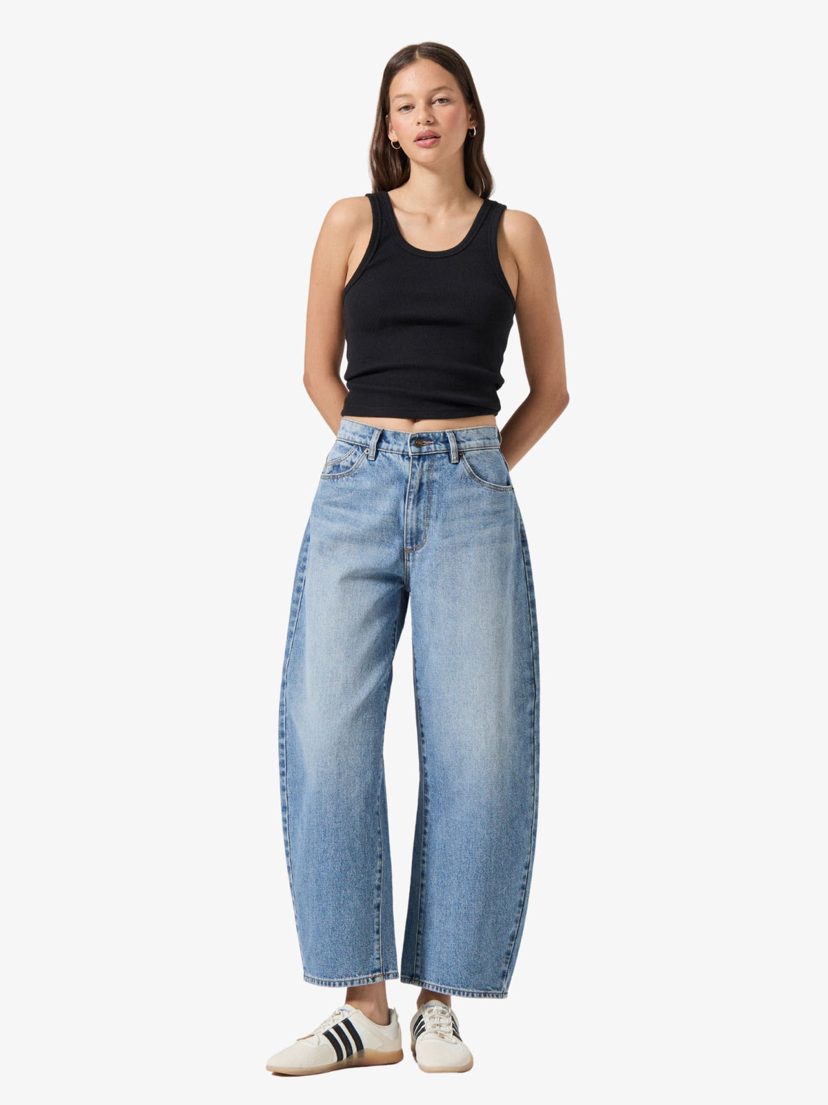 Rollas Gigi Barrel Jeans | BRAD BLUE