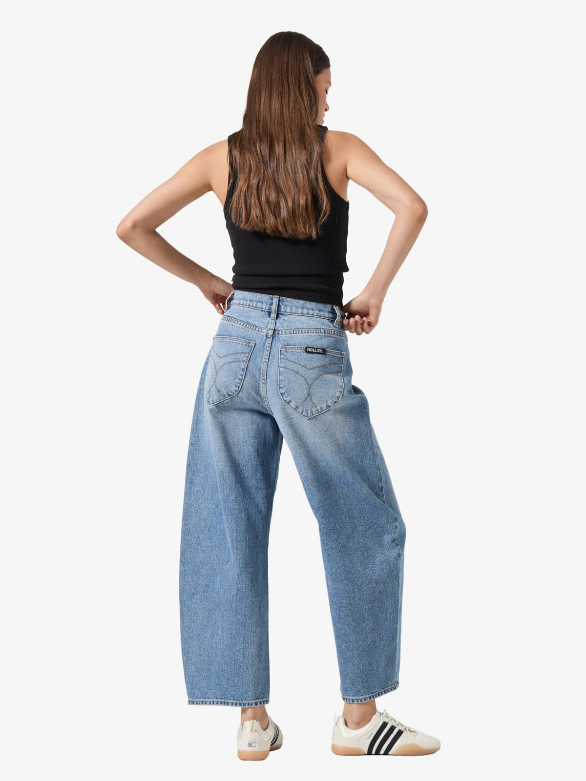 Rollas Gigi Barrel Jeans | BRAD BLUE