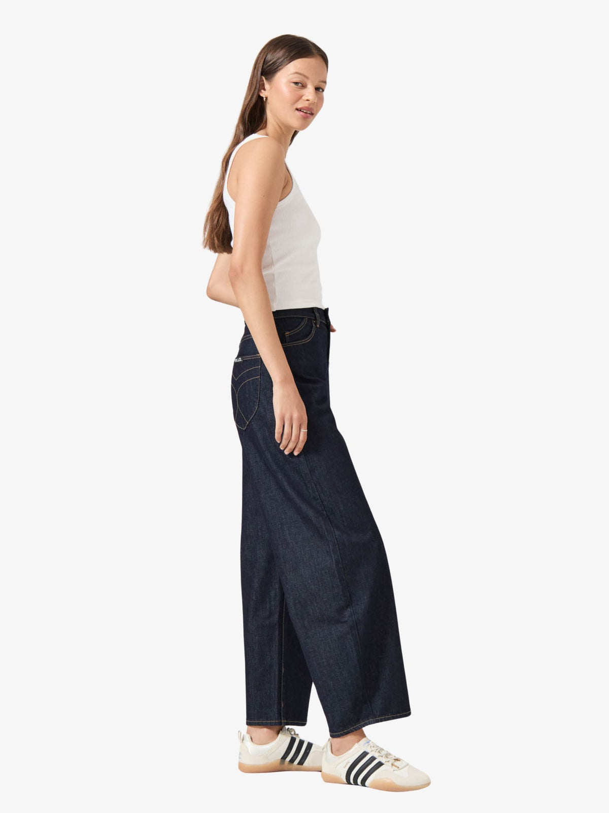 Rollas Gigi Barrel Jeans | Rinse Denim