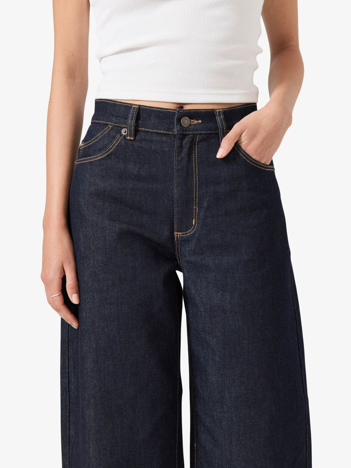 Rollas Gigi Barrel Jeans | Rinse Denim