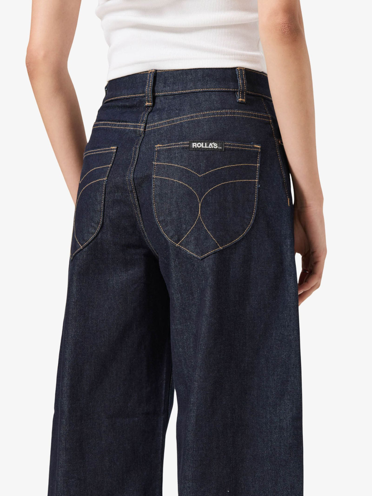 Rollas Gigi Barrel Jeans | Rinse Denim