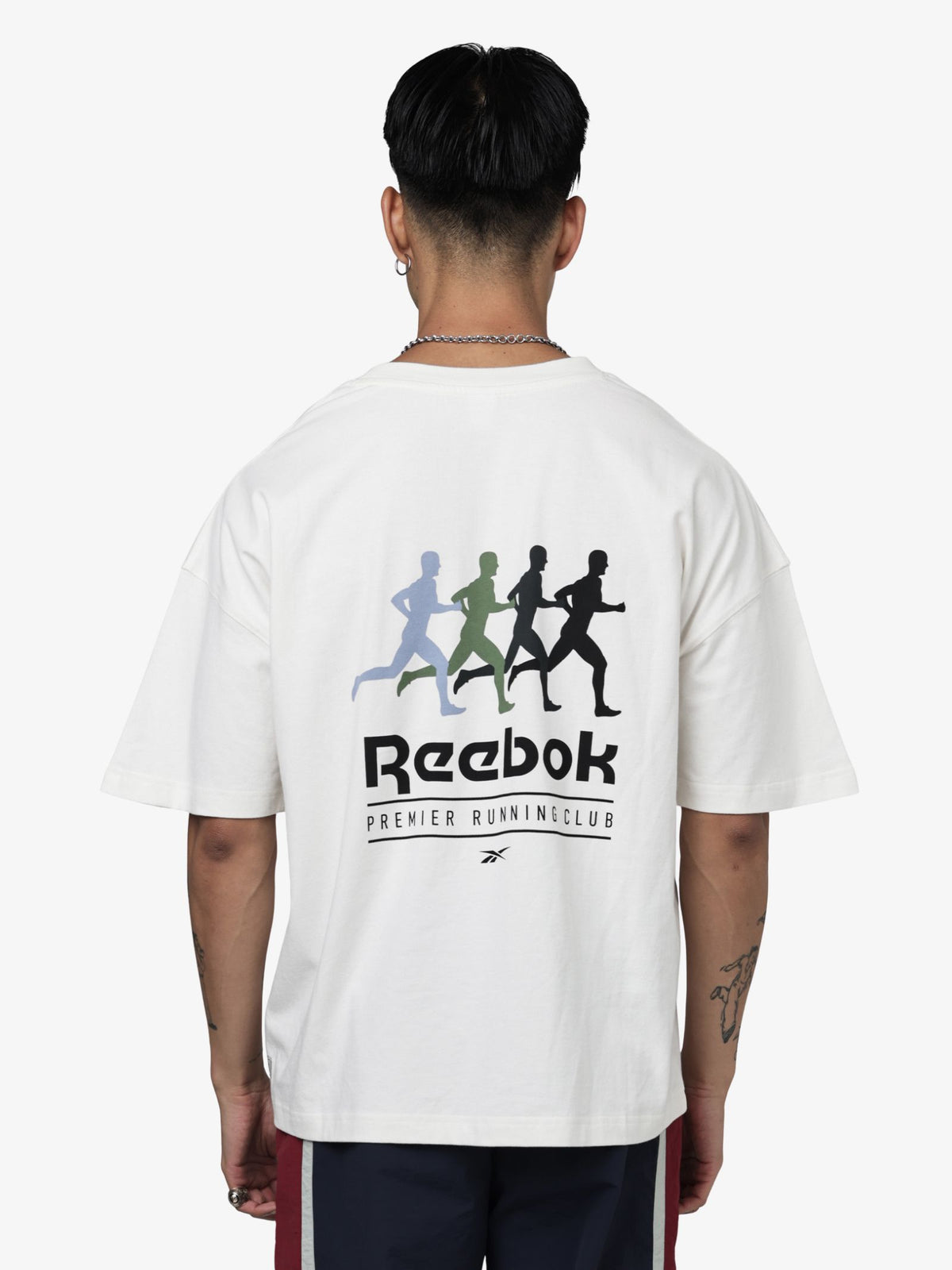 Reebok Premier Running Club Box Fit Tee | Chalk