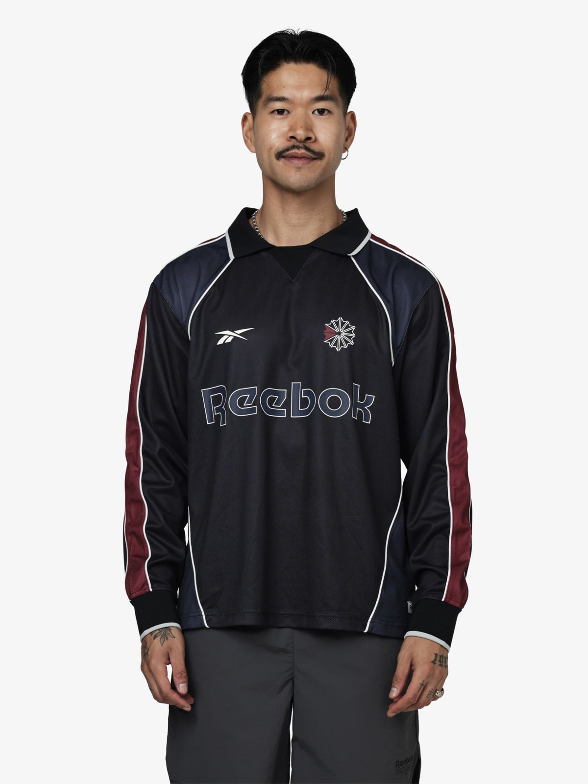 Reebok Classic Ls Jersey | Black/Dark Indigo