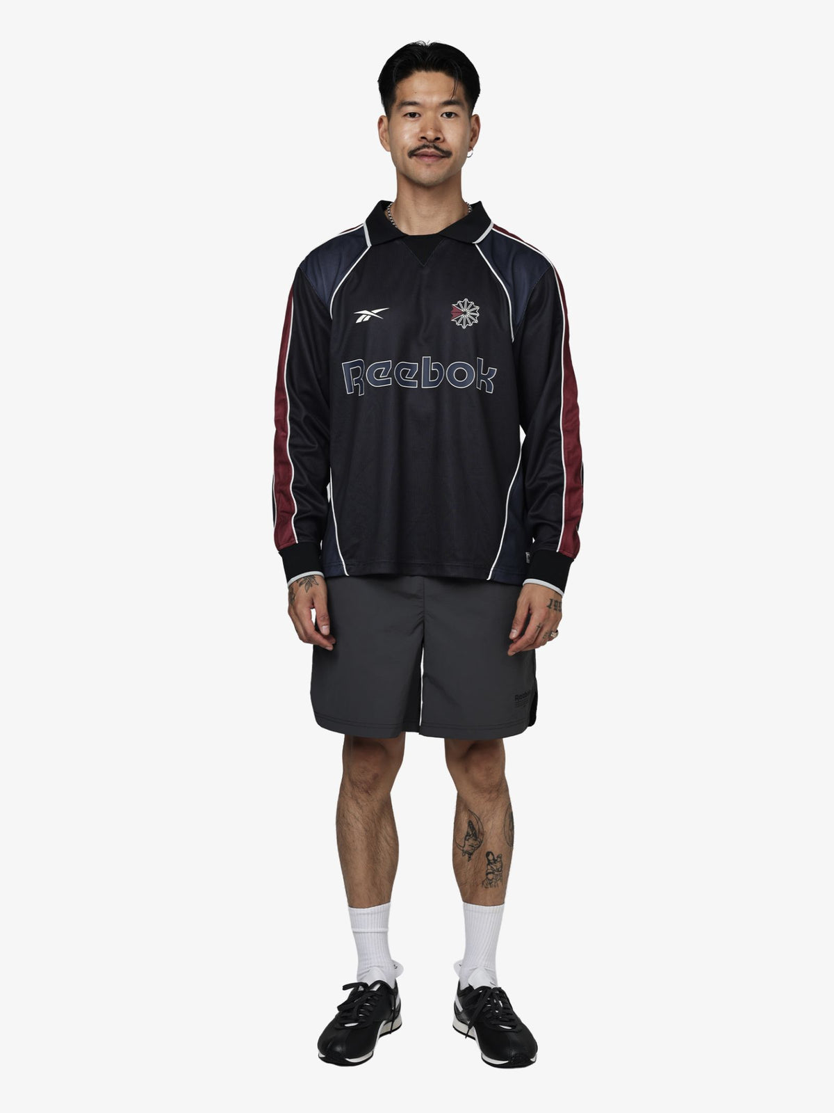 Reebok Classic Ls Jersey | Black/Dark Indigo