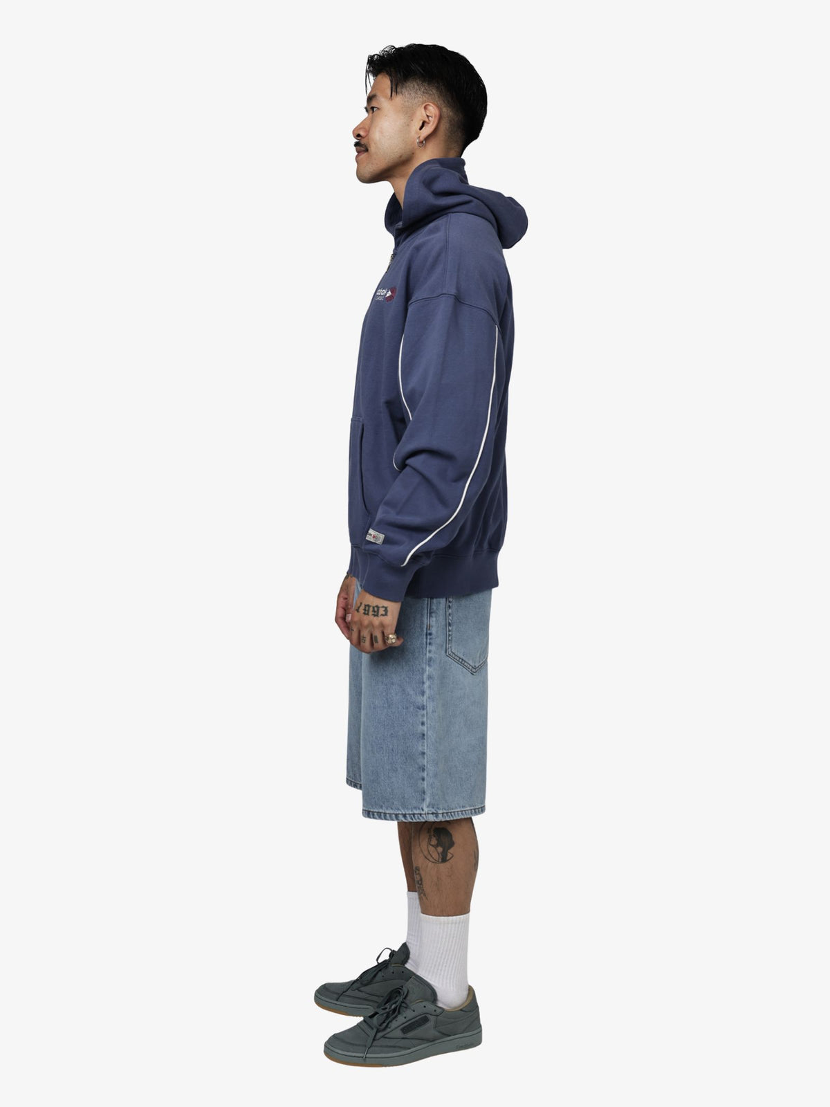 Reebok Classics Zip Through Hoodie | Legacy Blue