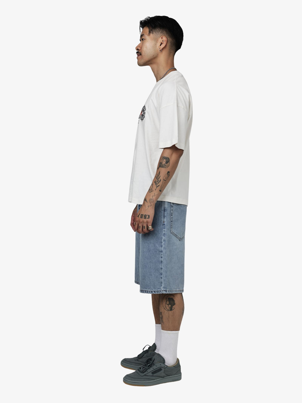 Reebok Classics Box Fit Tee | Chalk