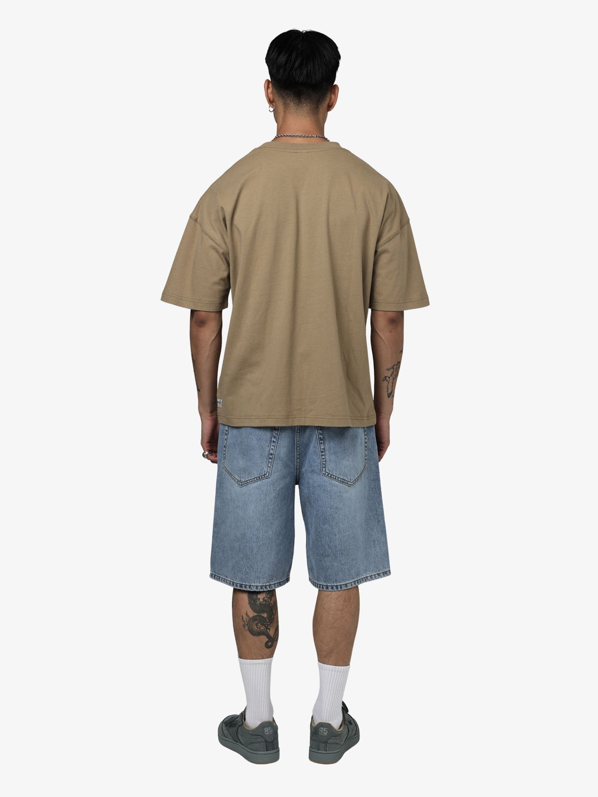 Reebok Classics Box Fit Tee | Elevated Beige