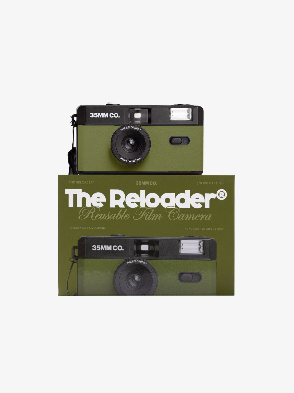 35MM CO The Reloader Reusable Film Camera | Olive Martini