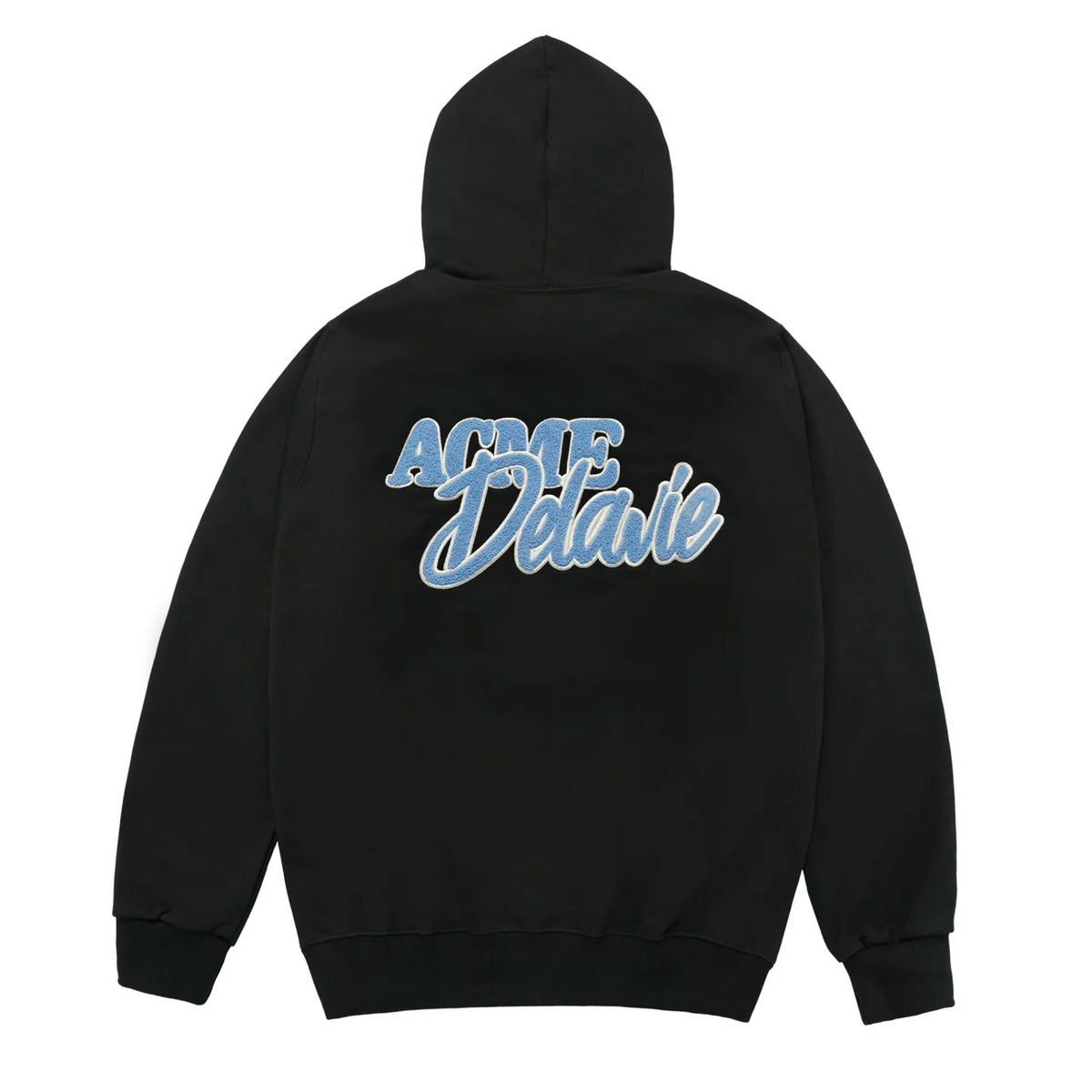 ADLV Round Script Boucle Logo Hoodie | BLACK