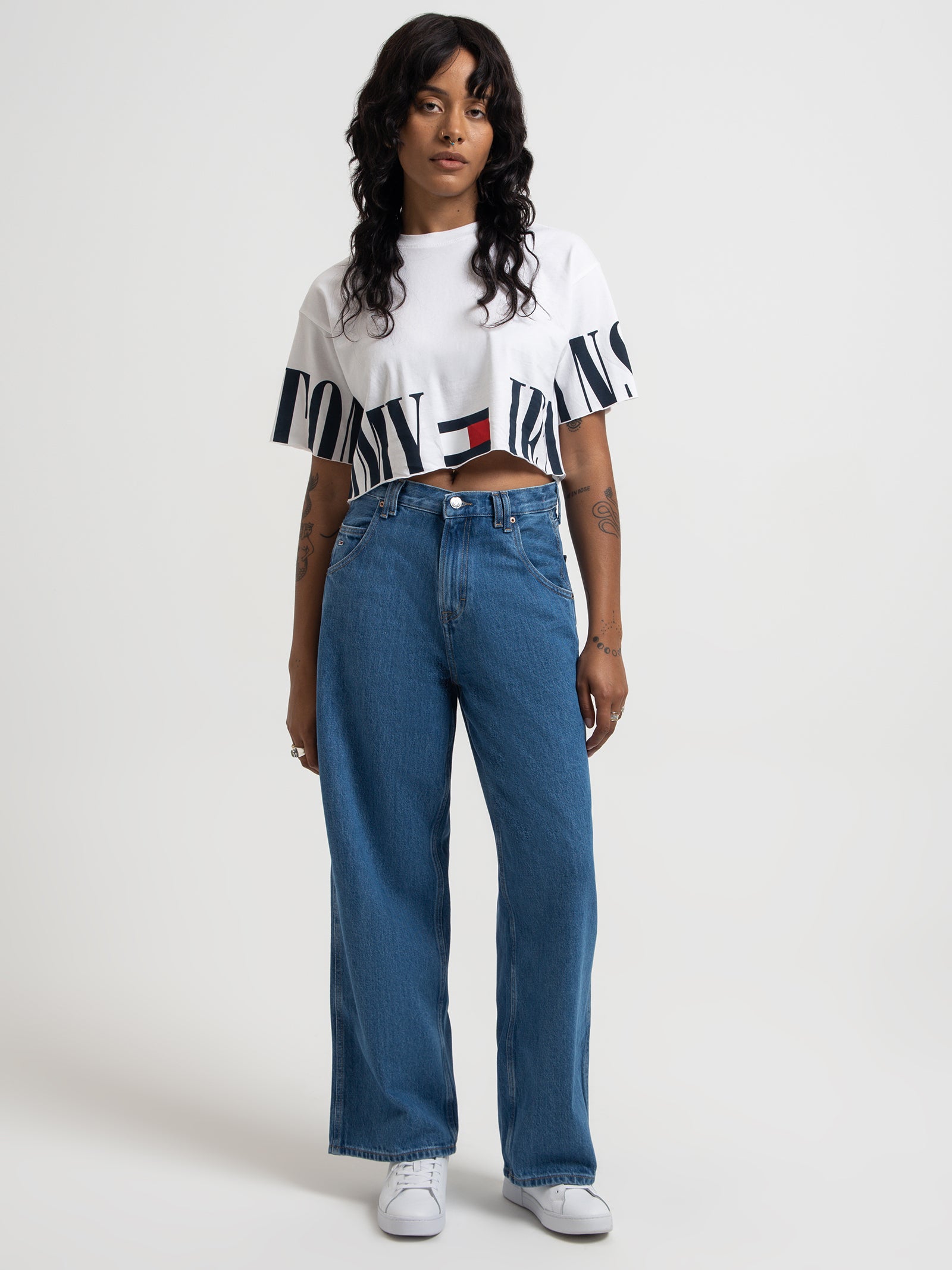 Oversized Crop Archive T-Shirt