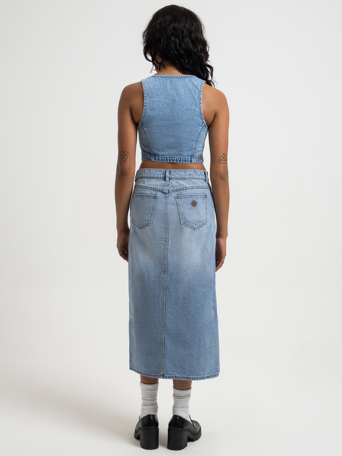 Abrand Denim Vest | Georgia