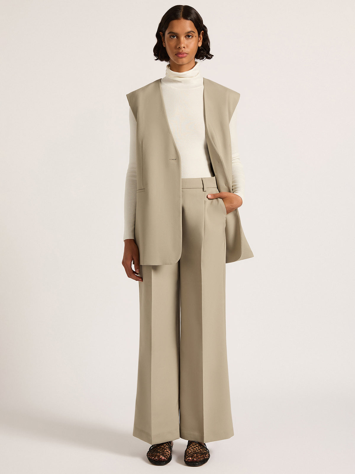 Nude Lucy Theo Tailored Pants | Sage