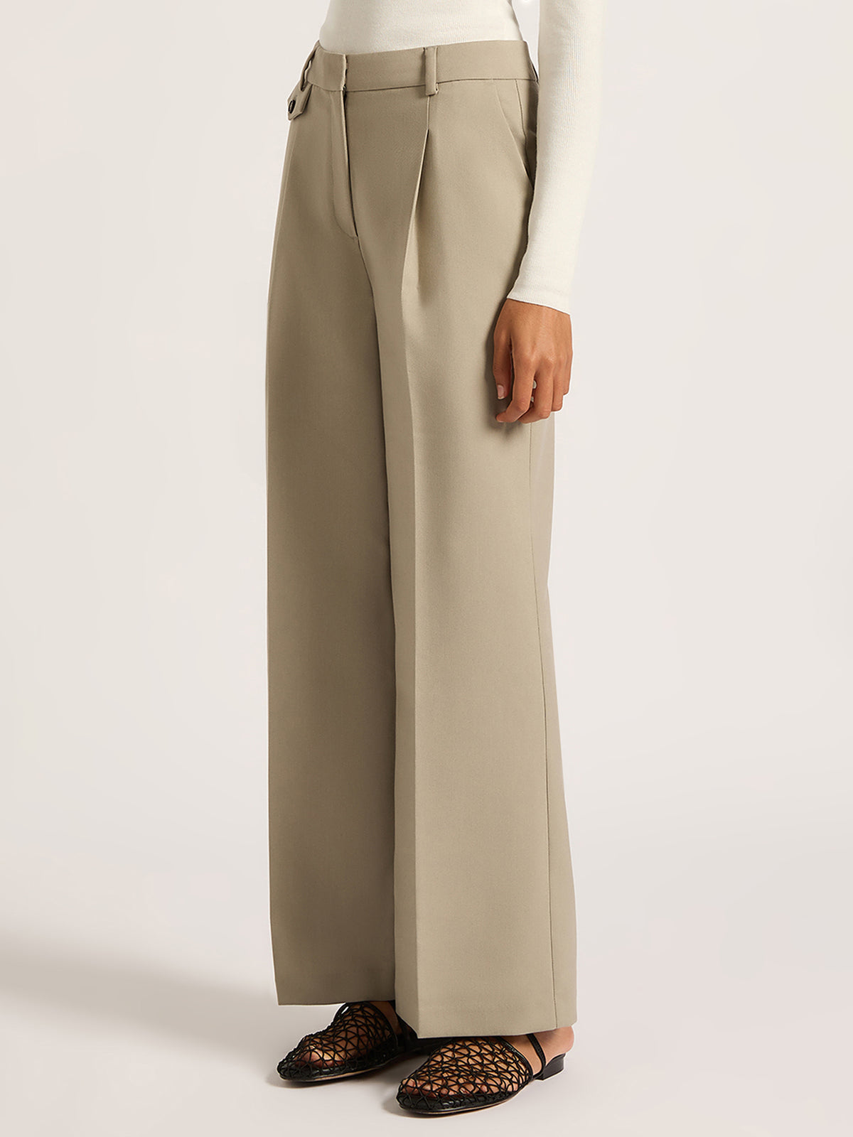 Nude Lucy Theo Tailored Pants | Sage