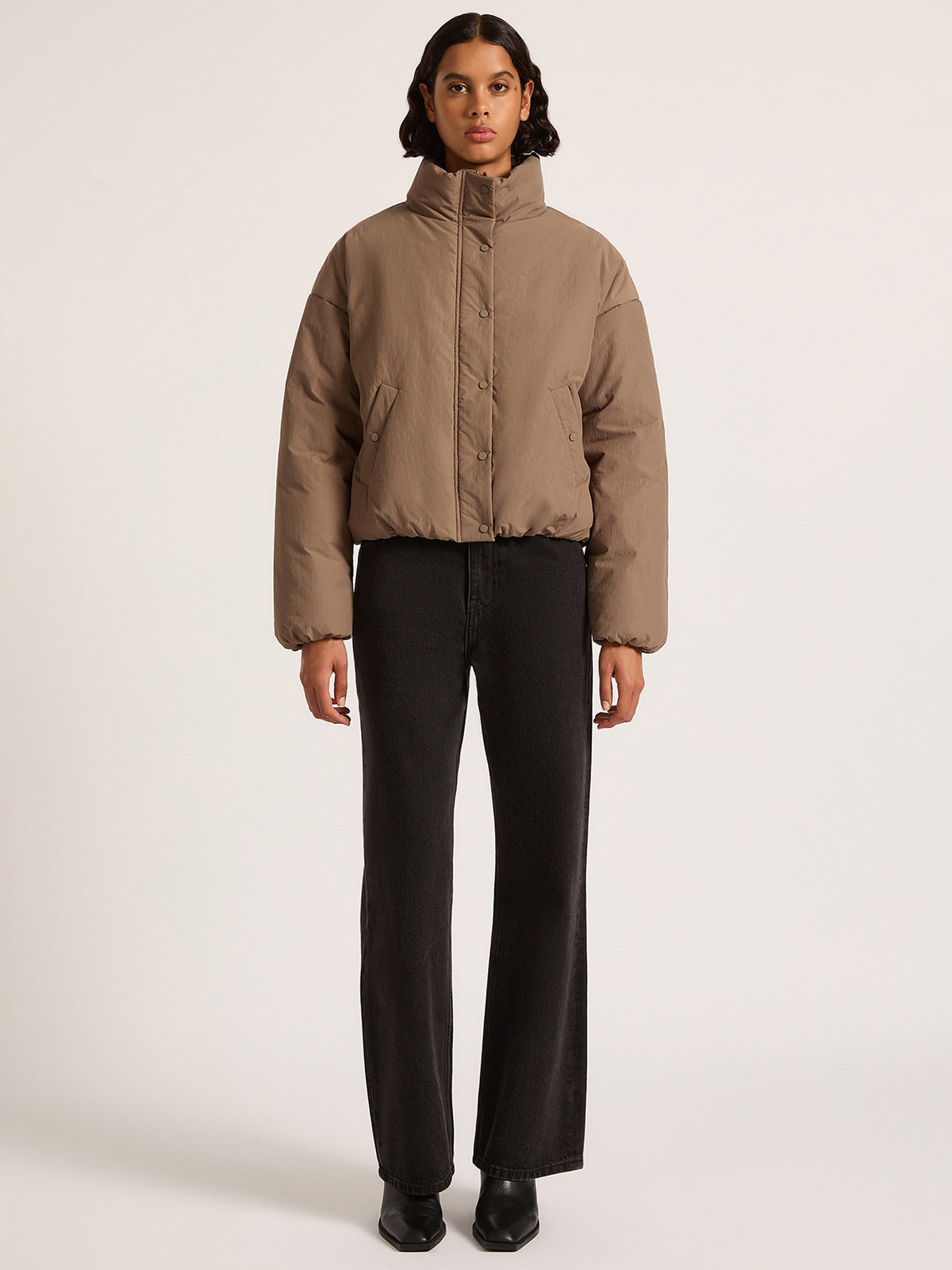 Nude Lucy Xander Puffer Jacket | Taupe