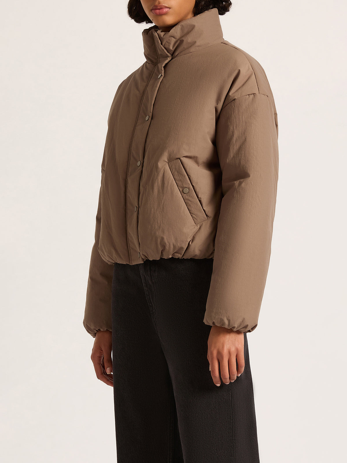 Nude Lucy Xander Puffer Jacket | Taupe