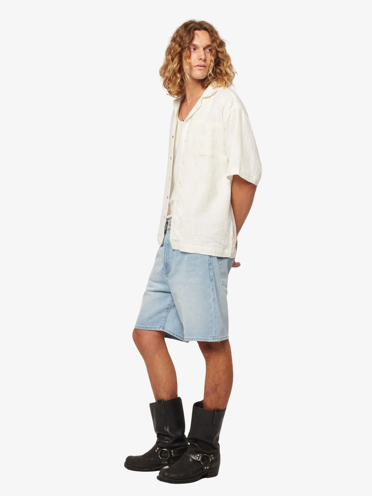 Rollas Wisteria Bowler Shirt | Coconut