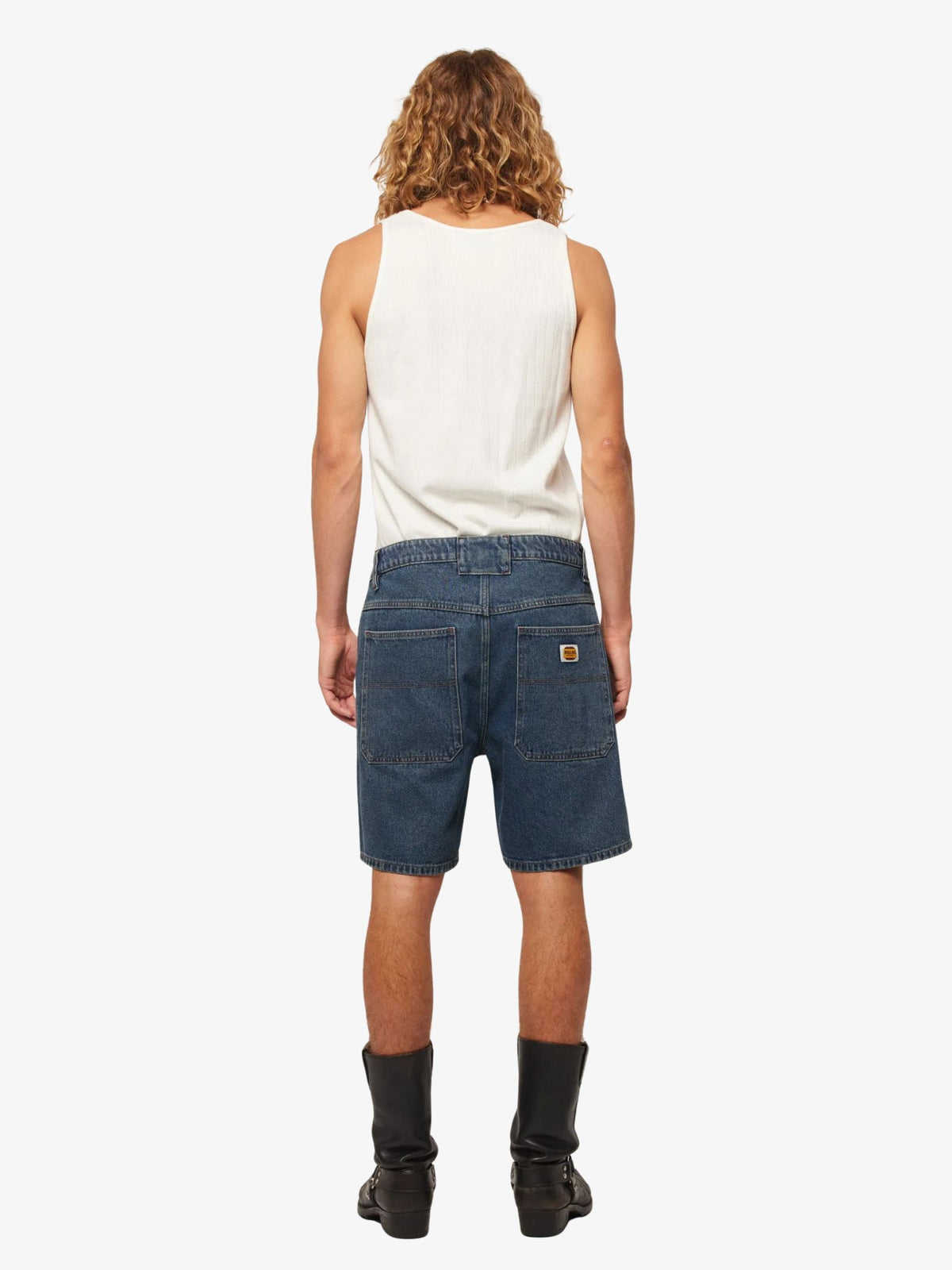 Rollas Ezy Shorts | Mid Vintage Indigo