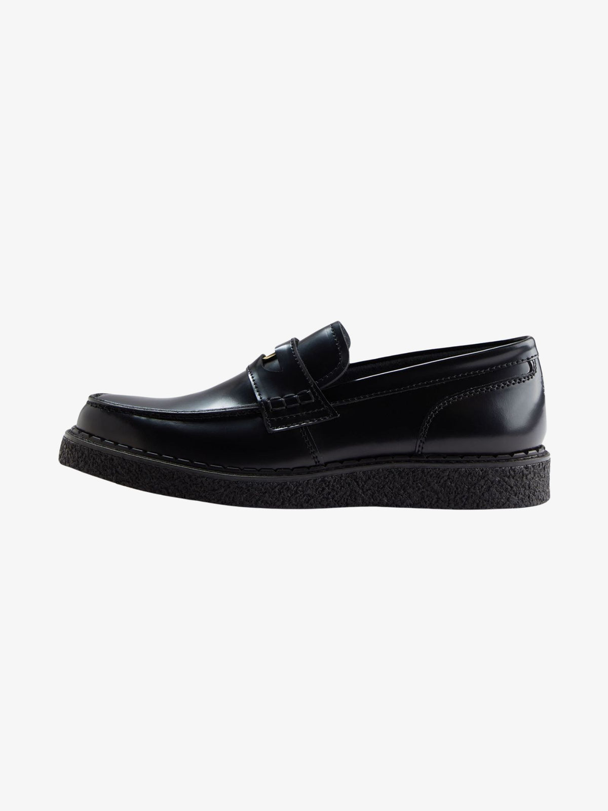 Fred Perry George Cox Leather Penny Loafers | Black