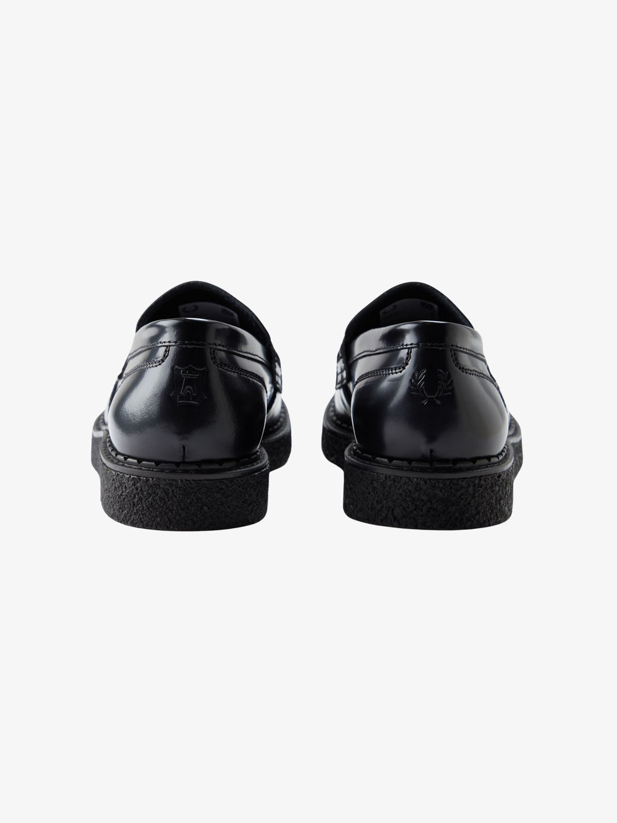 Fred Perry George Cox Leather Penny Loafers | Black