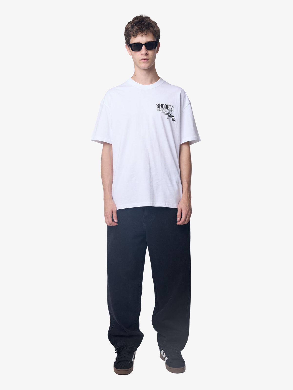S-Double World Wide Roots Tee | White