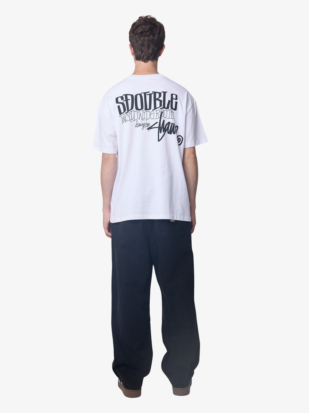 S-Double World Wide Roots Tee | White