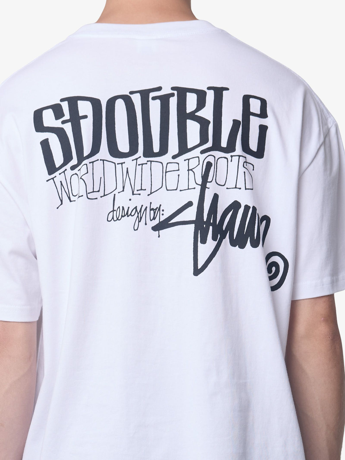 S-Double World Wide Roots Tee | White