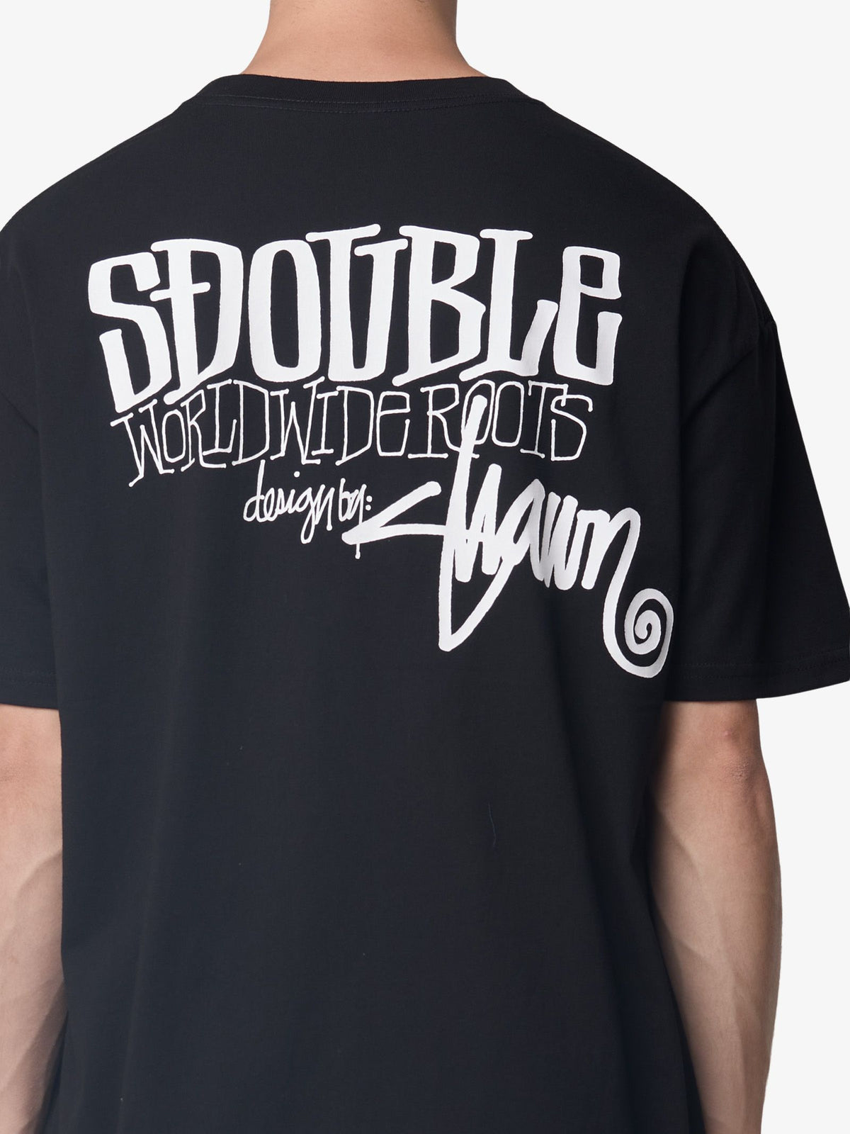 S-Double World Wide Roots Tee | Black