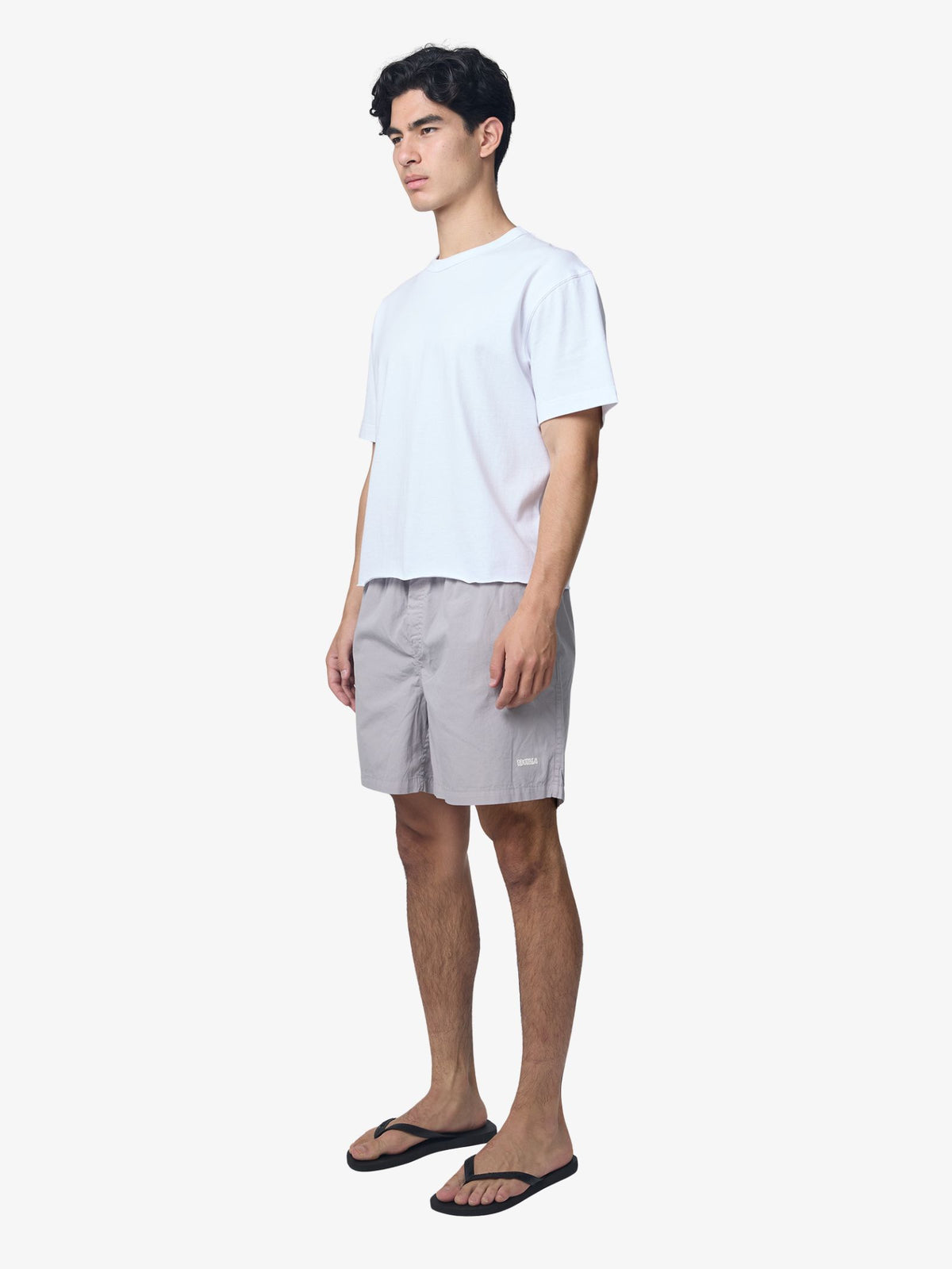 S-Double Poplin Coast Boxer Shorts | Light Blue