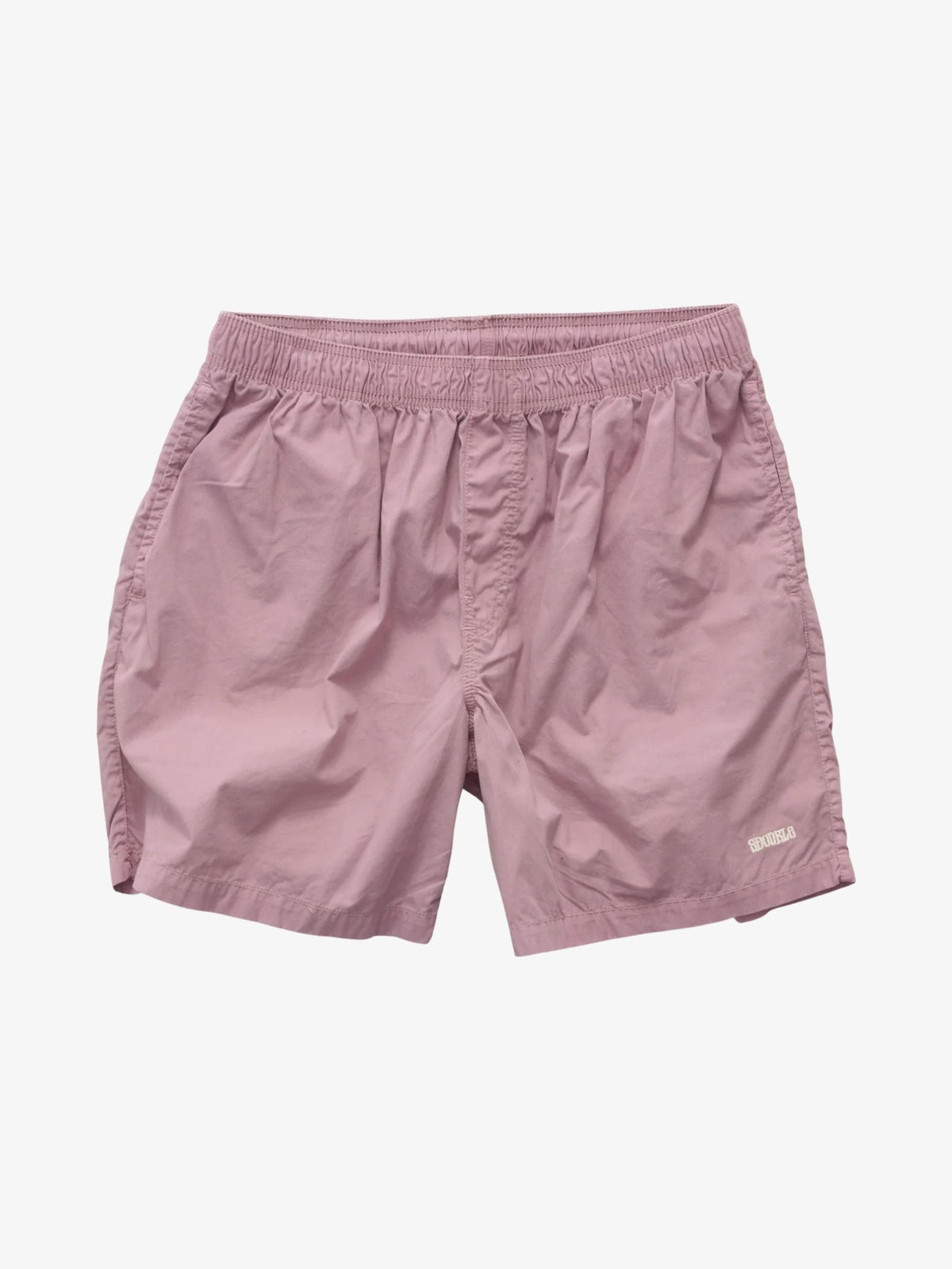 S-Double Poplin Coast Boxer Shorts | Mauve