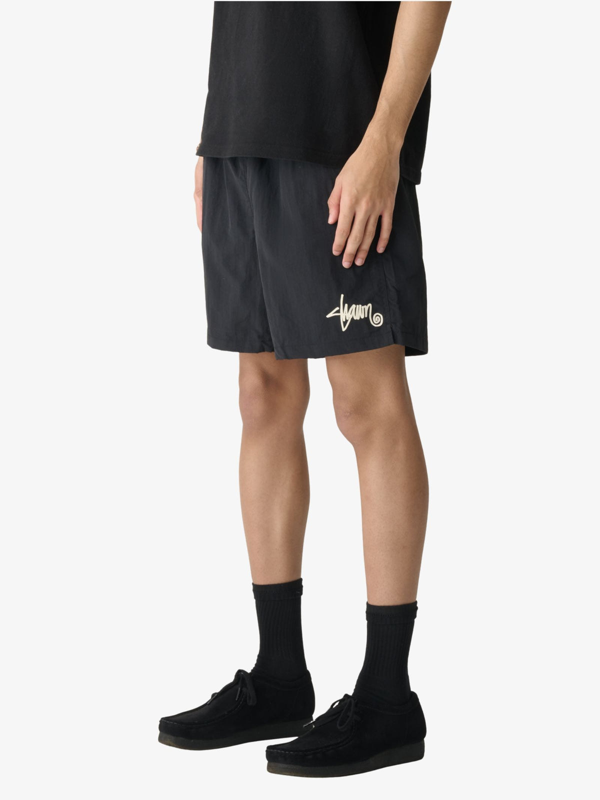 S-Double Nylon King Coast Boxer | Black