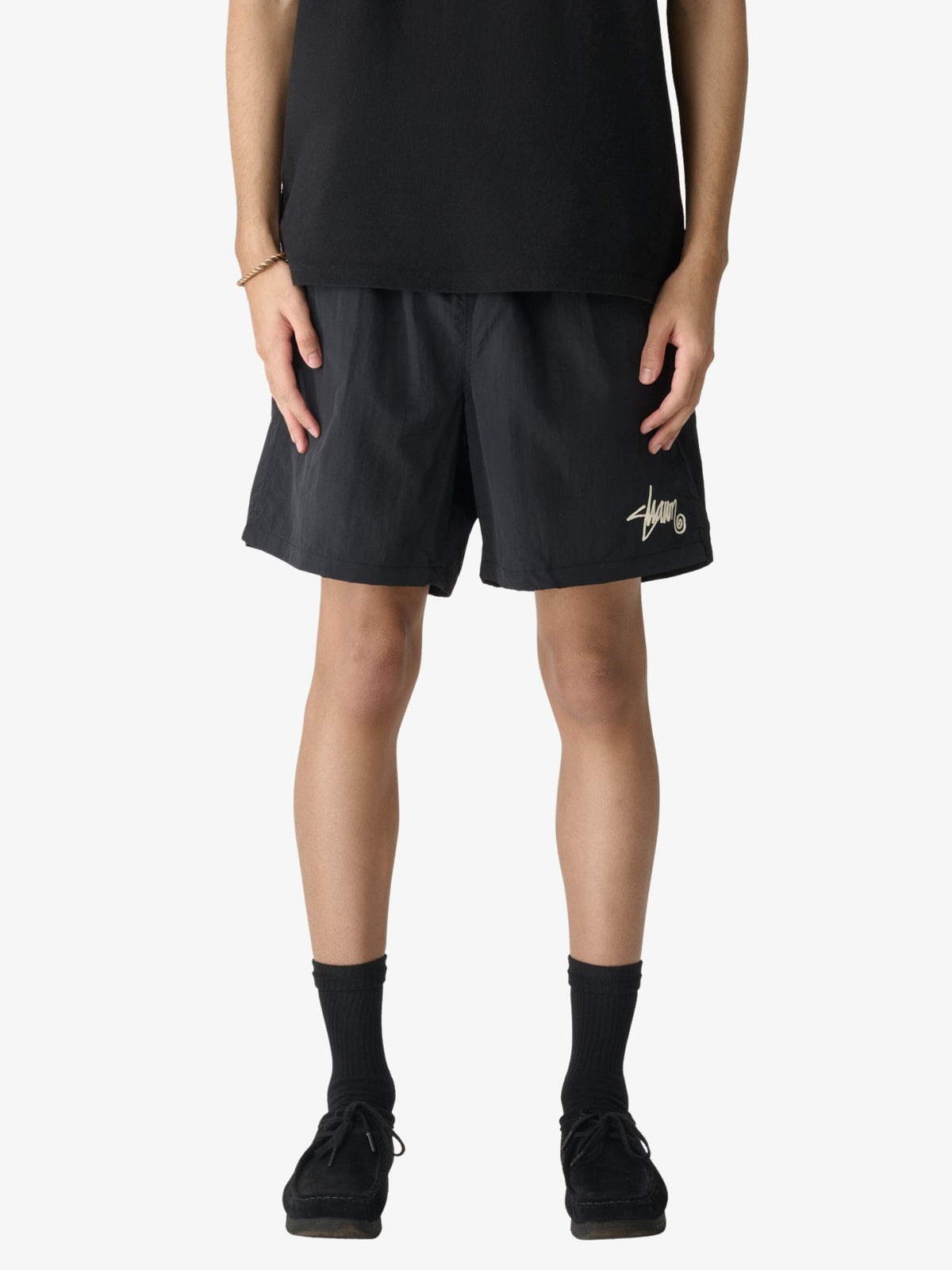 S-Double Nylon King Coast Boxer | Black