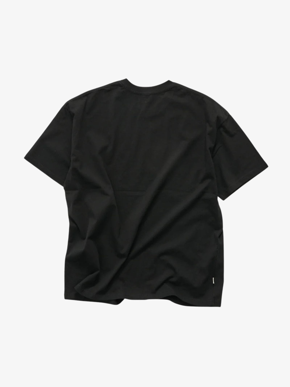 S-Double Crew Short Sleeve Tee | Black