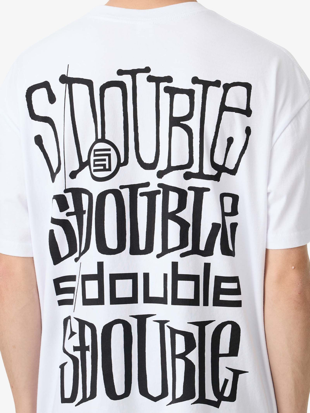 S-Double Logofest Short Sleeve Tee | White