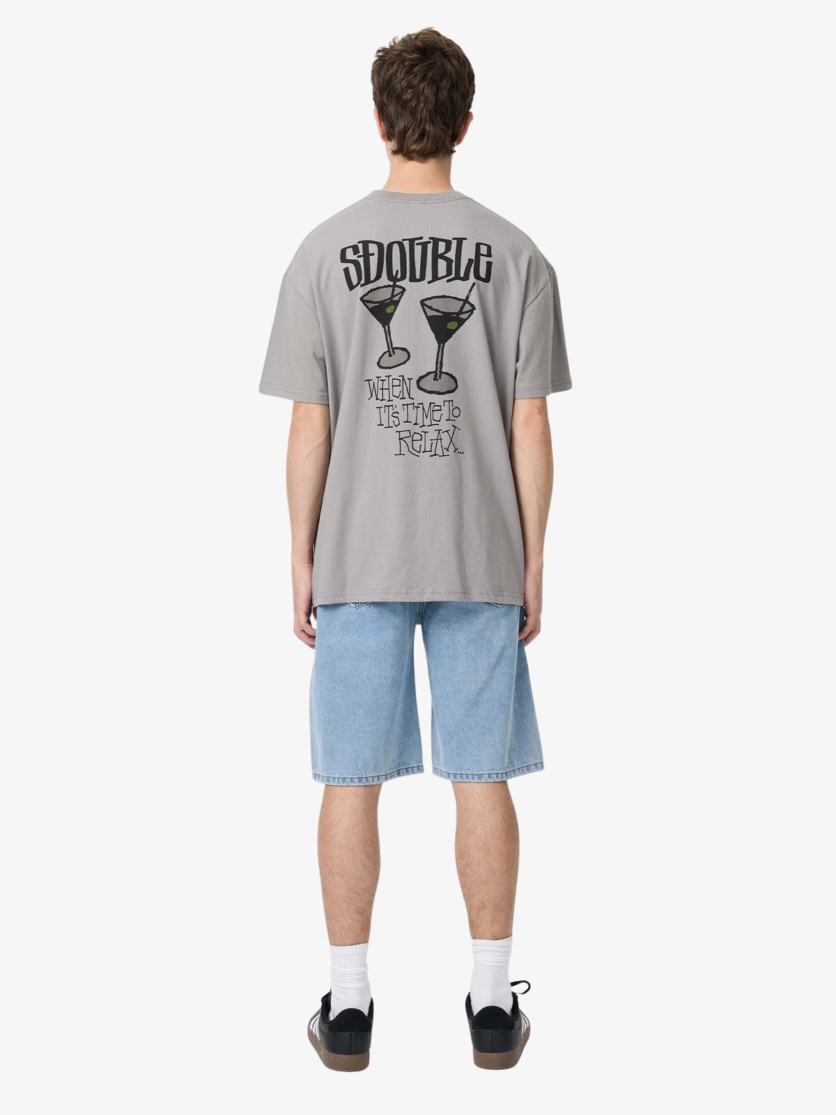 S-Double Time To Relax Ss Tee | Stone