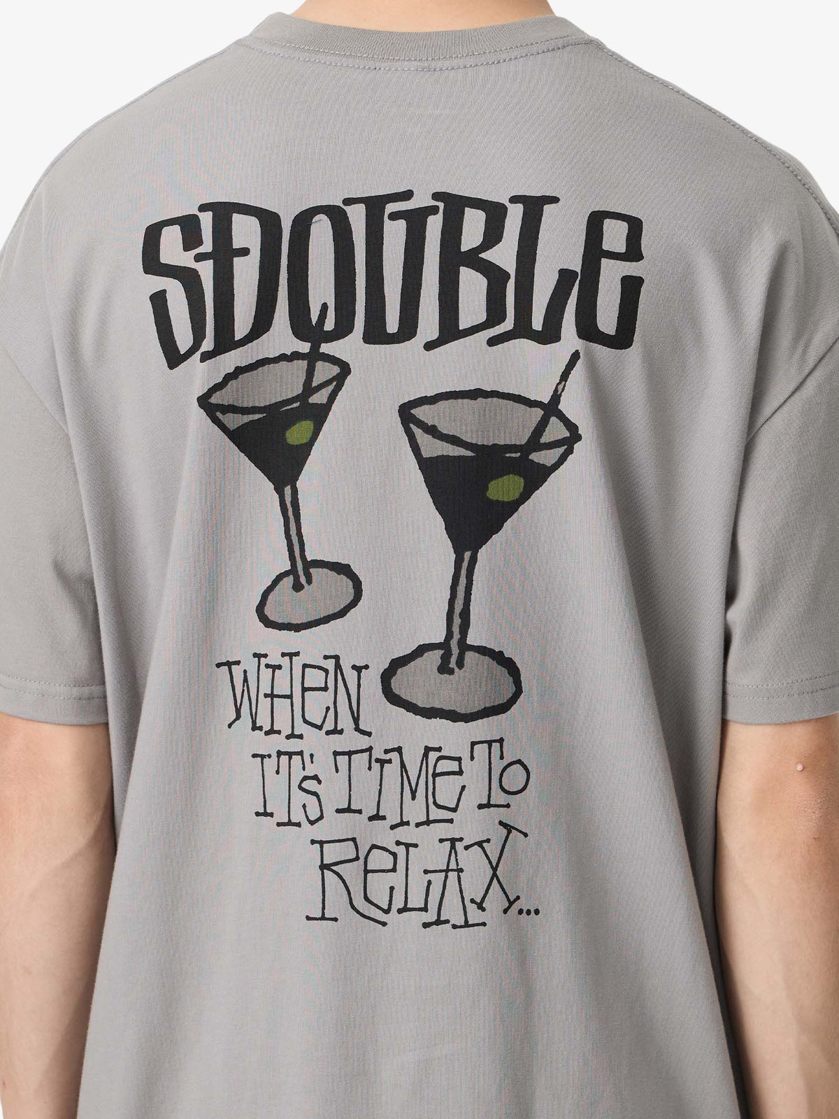 S-Double Time To Relax Ss Tee | Stone
